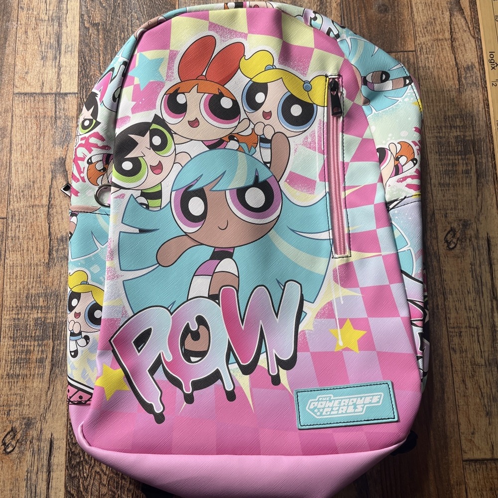 Powerpuff Girls Backpack 17" Large Girls Pink POW